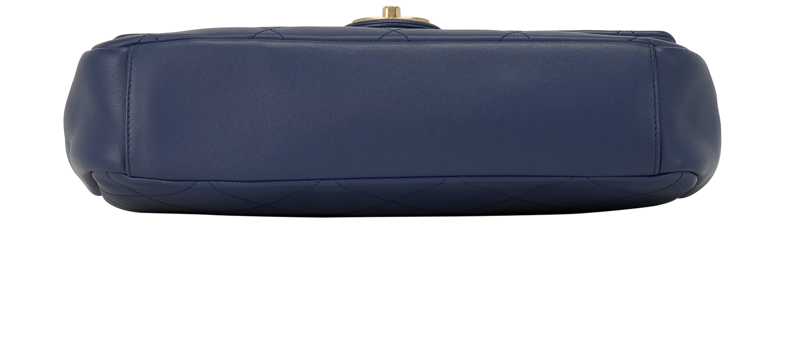 A Real Catch Flap, &pound;3,750, Handbags, Navy, Lambskin Leather, Top view